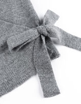 Maglione - Effetto incrociato - grigio