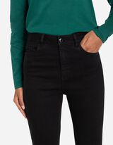 Džinsai - Prigludę - juodas