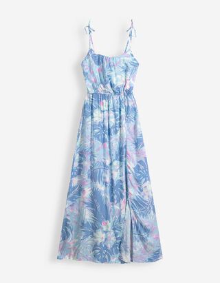 Maxikleid - einfarbig - wei&szlig;