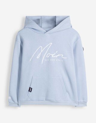 Sweatshirt - Print - Hellblau