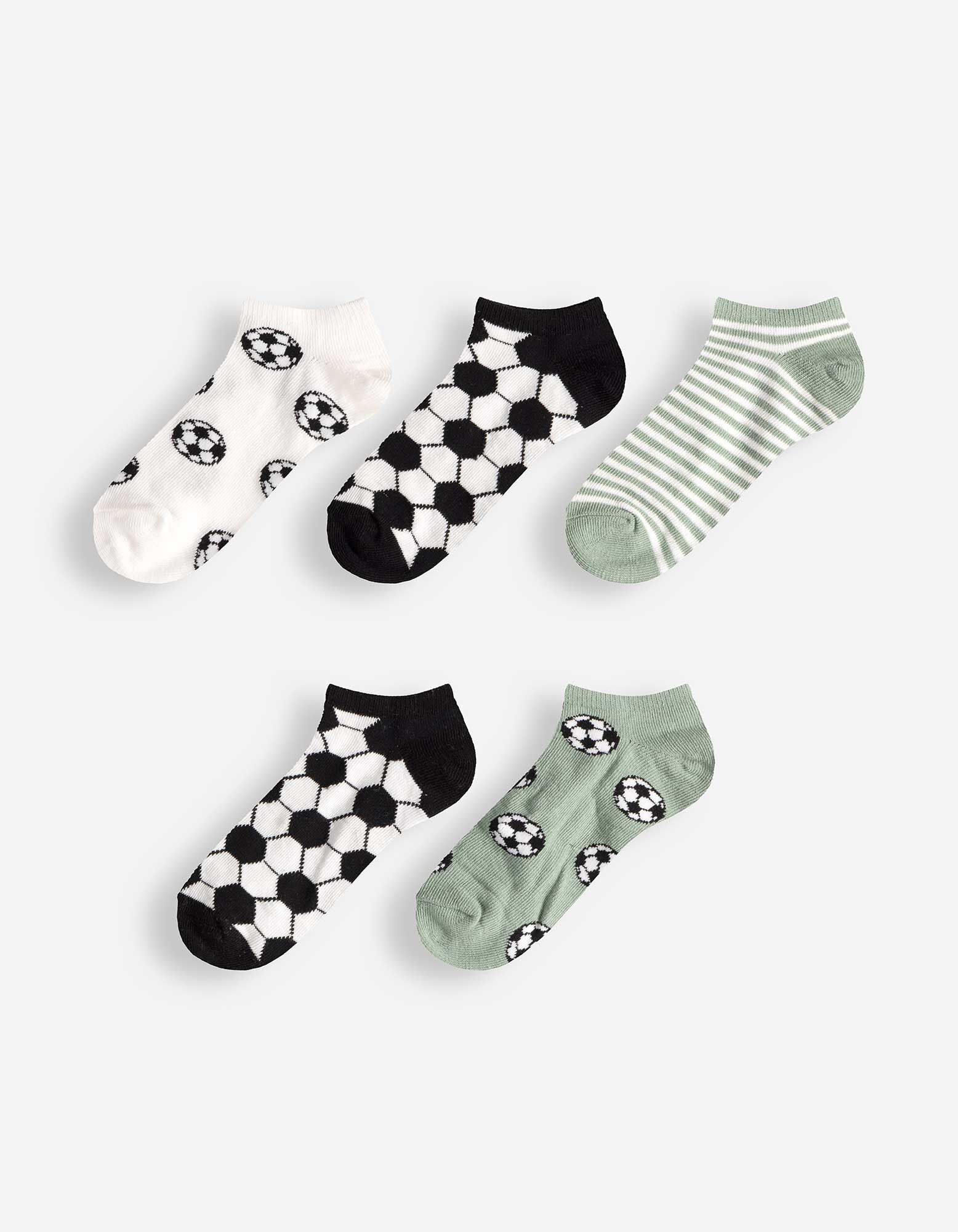 Sneakersocken - 5er-Pack