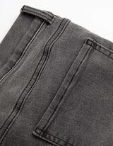 Uske farmerice - Oprano abrazivom - sivo