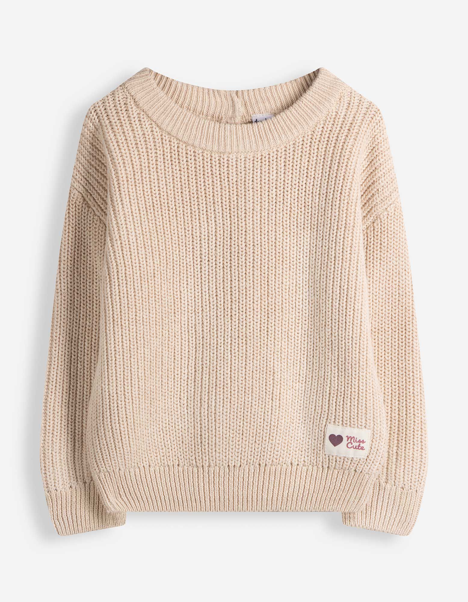 Grobstrick - Beige