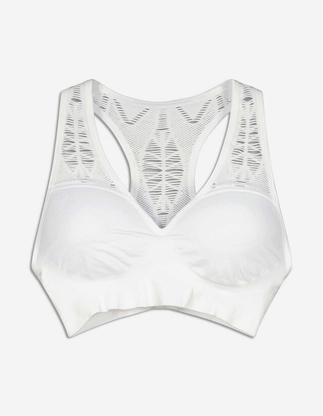 Bustier - Materiale ad asciugatura rapida - bianco