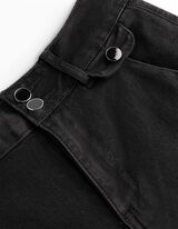 Jeans - Wide Fit - Schwarz