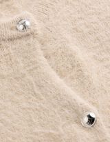 Kardigan - Knofl&iacute;ky - b&iacute;l&aacute;