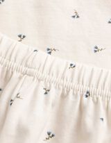 Pyjama Set aus Shirt und Shorts - 2er-Pack - bronzefarben