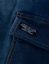 Kargo kratke hlače - temno modri džins - temno modra