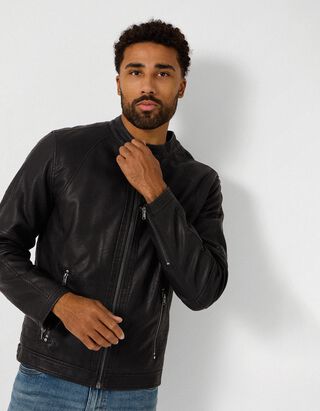 Jacke - PU - Schwarz