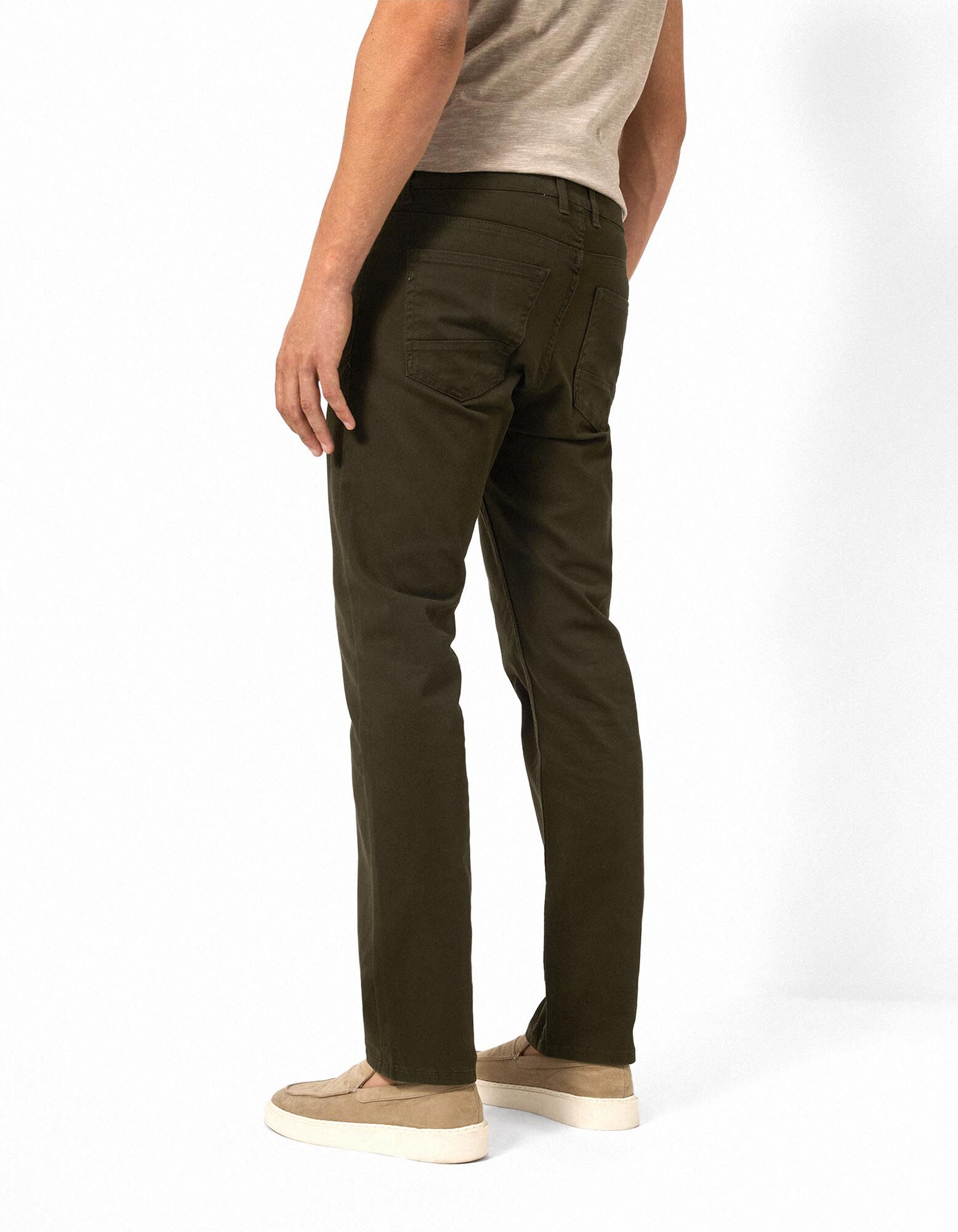Hose - Straight Fit - Khaki