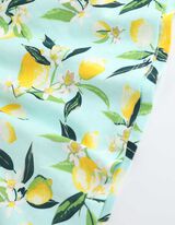 Šaty - Celoplošná potlač - svetlomodra