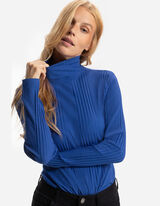 Longsleeve - Col - donkerblauw