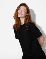 sukienka - ozdobne kamyki - czarny