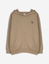 Hoodie - Kangurutasche - hellbraun