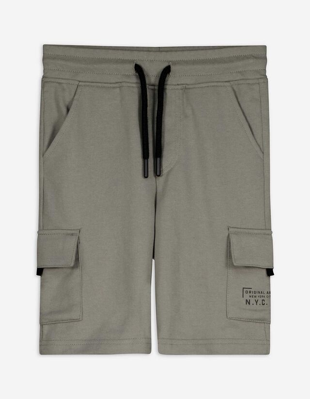 Cargoshort - Effen - donkergroen