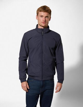 Jacke - Stehkragen - dunkelblau