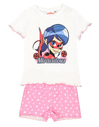 M&auml;dchen Set aus T-Shirt und Hose mit Miraculous Print