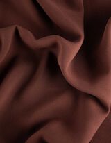 Bluzna majica - LENZING&trade; ECOVERO&trade; - temno rjava