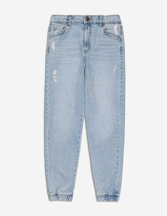 Pantaloni jogging - Straight Fit - Albastru deschis
