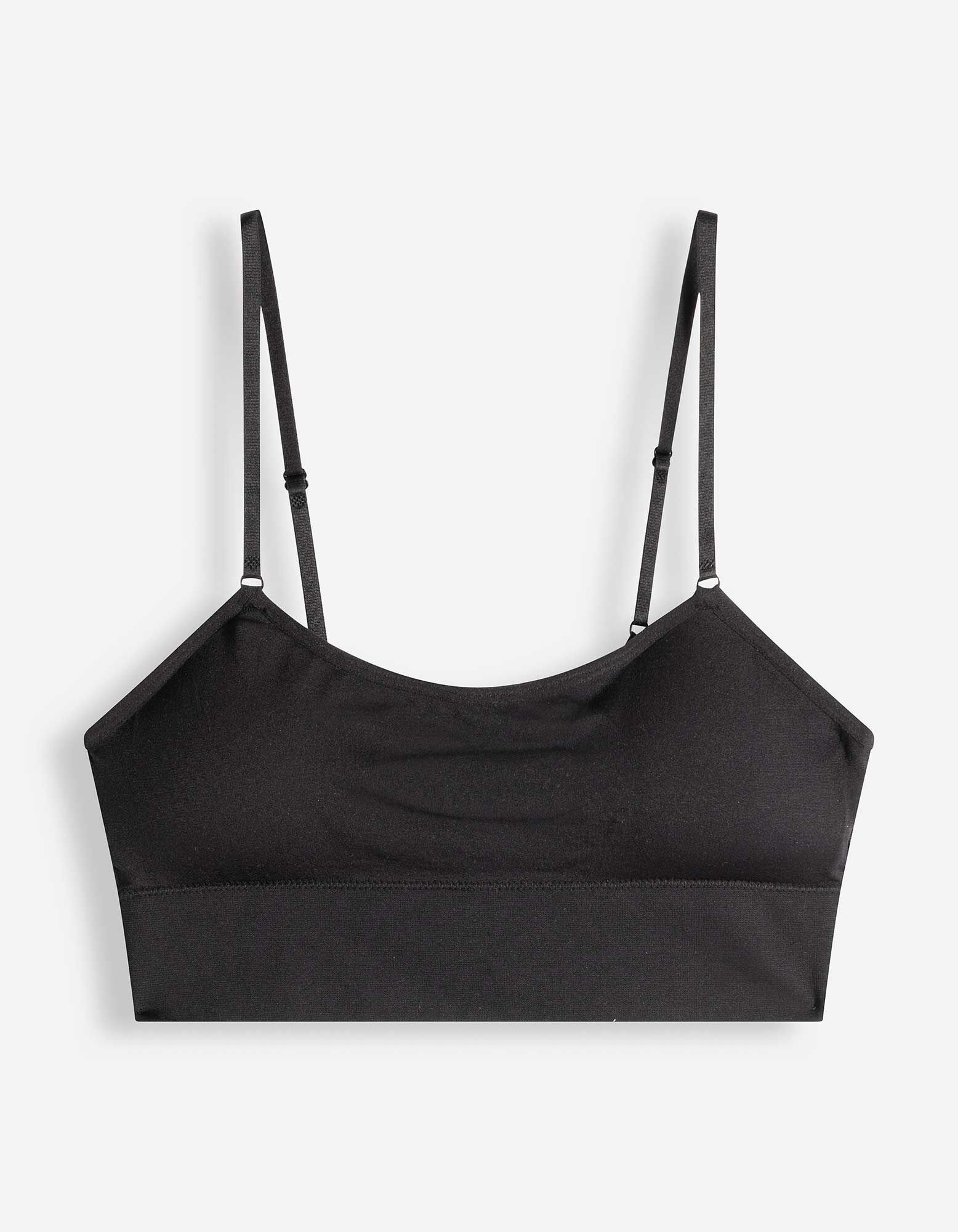 Bustier - &uuml;berwiegend nahtlos - schwarz