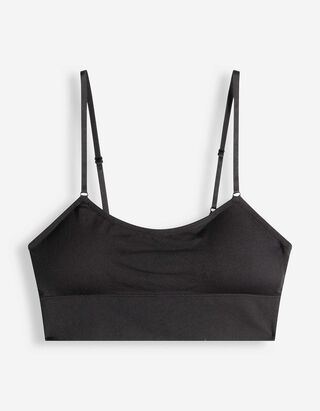 Bustier - &uuml;berwiegend nahtlos - schwarz