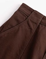 Hose - Wide Fit - dunkelbraun