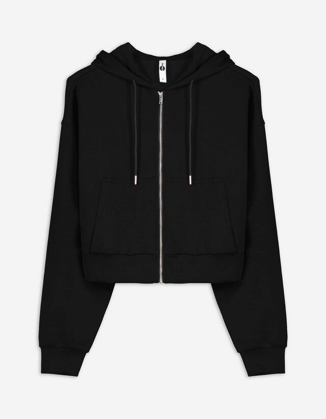 Veste molletonnée - Noir