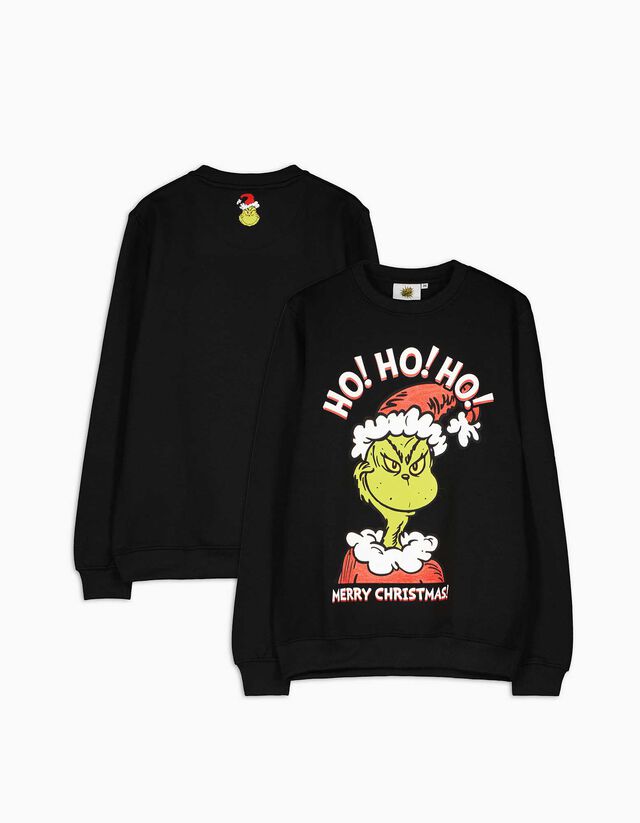Bluză de trening - Grinch - Negru