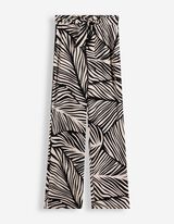 Pantalon - Ceinture &agrave; nouer - beige