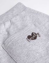 Jogginghose - Kordel - hellgrau