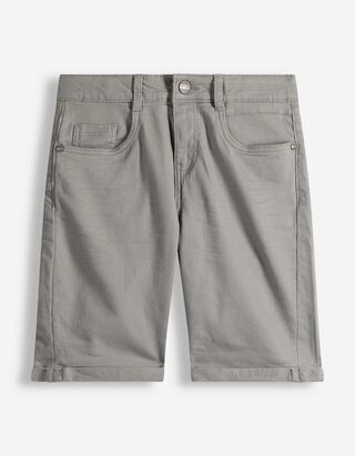 Bermuda  - Met stretch - grijs