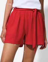 Shorts - Loose Fit - rot