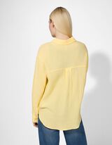 Bluse - einfarbig - hellgelb