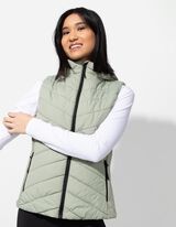 Steppweste - Steppn&auml;hte - hellgr&uuml;n