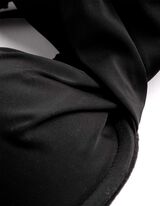 Bikinov&aacute; podprsenka - Nastaviteln&aacute; ram&iacute;nka - cern&aacute;