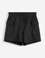 Short cargo - Molleton - noir