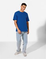 T-shirt - Coupe oversize - Bleu