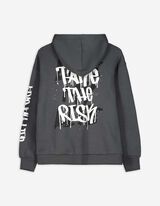 Felpa con cappuccio - Oversized Fit - grigio scuro