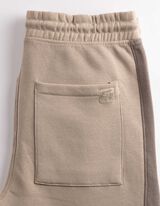 Jogginghose - Kontraststreifen - hellbraun