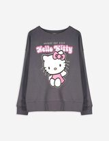 Felpa - Hello Kitty - grigio scuro