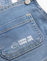 Jeans hlače z naramnicami - svetlo modri džins - svetlo modra