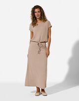 Rok in A-lijn - Viscose - Beige
