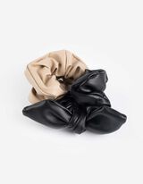 Haargummi - 2er-Pack - schwarz