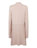 Damen Cardigan mit gerippten Eins&auml;tzen