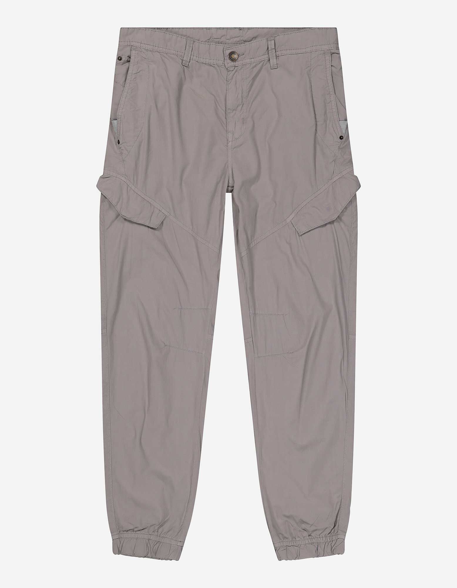 Pantalon cargo - Poches fendues - Gris