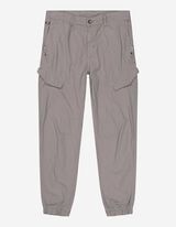 Pantalon cargo - Poches fendues - Gris