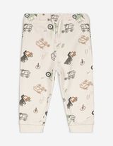 Pantaloni da jogging - Stampa allover - bianco