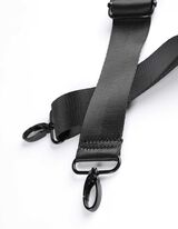 Rankinė - Vatinis pamušalas - juodas