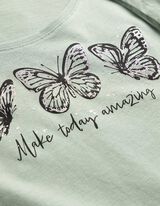 T-Shirt - Print - t&uuml;rkis