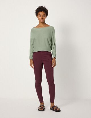 Hose - Skinny Fit - Lila